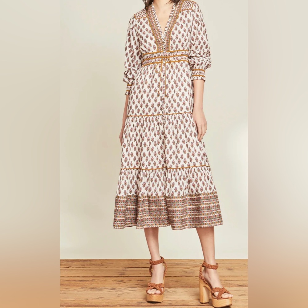 Veronica Beard Alessandra Boho Floral Dress NWT